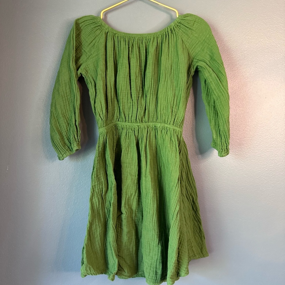Alice + Ames‎ green muslin dress